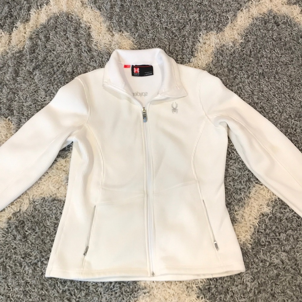 Women’s Spyder white core jacket size Large